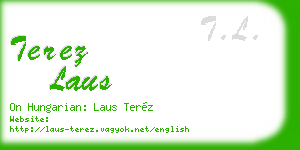 terez laus business card